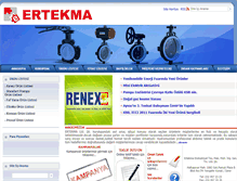 Tablet Screenshot of ertekma.com